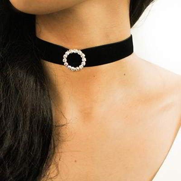 Kalung Fashion Choker Round Shape Necklace RBD6DB