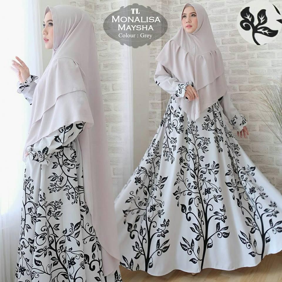 cs - syari muslim monalysa maysha ++ import l kualitas premium l import l real pict foto asli jumbo size l fit to XXXL I BIG SIZE