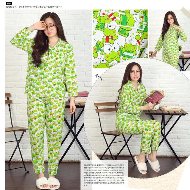 damai fashion - setelan piyama tidur wanita nopie - baju murah tanah abang