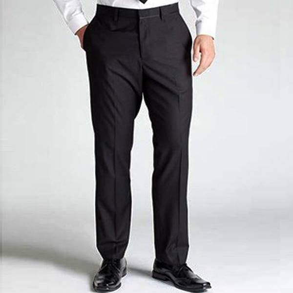 Viral Guido - PROMO Celana Panjang Pria Formal Kantor - Kerja- Standart / Reguler Fit - Bahan Twist / Teflon - Hitam - Viral Pro
