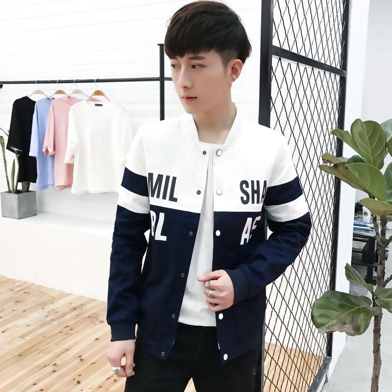 Smith Barney Korea Modis Gaya Muda Ramping Kasual Jaket Jaket Pria (Hitam)