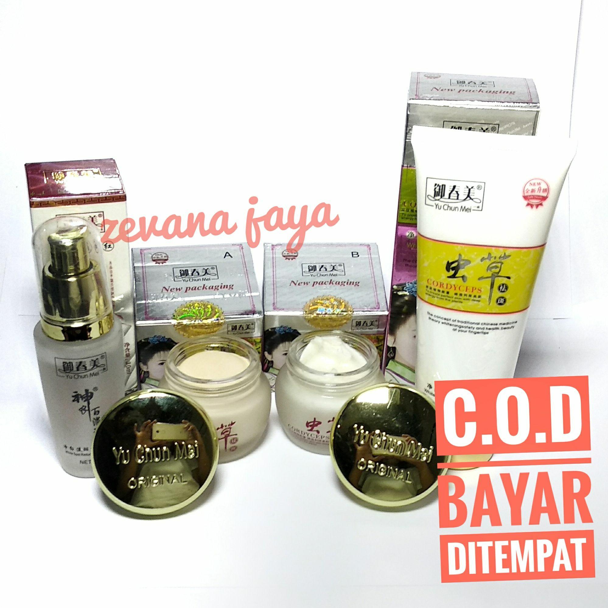 CORDYCEPS Yu Chun Mei paket lengkap 4in1 (cream + sabun + serum) ORIGINAL