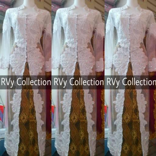 Set Kebaya Abaya Akad Nikah Muslim RVy Collection