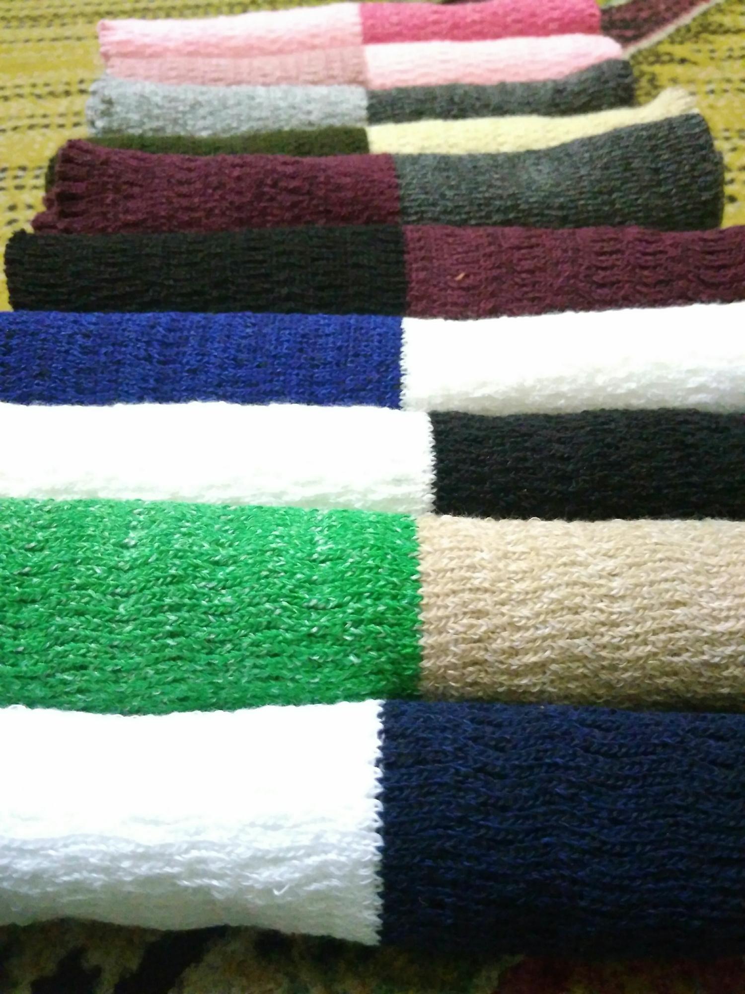 Inner Bandana rajut 2warna set 10pcs