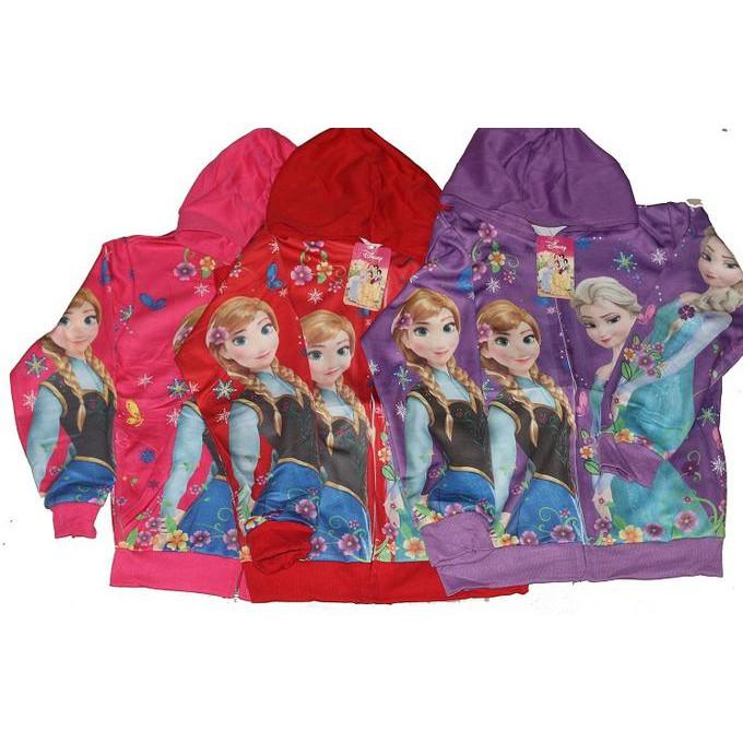 PROMO SALE JAKET FROZEN IMPORT UKURAN BESAR (USIA 10-12 TAHUN) FZ001XO