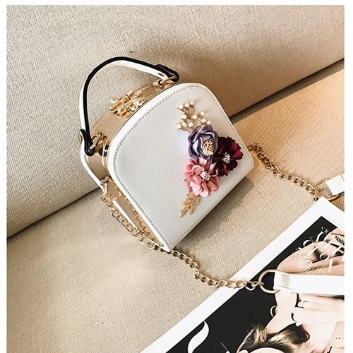 TAS pesta kotak 2389 bunga IMPORT WANITA GROSIR MURAH FASHIONBAG KOREA