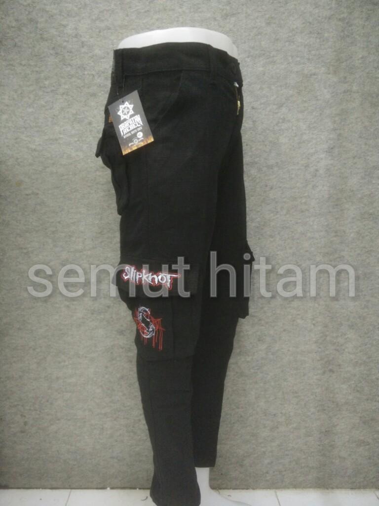 Celana Cargo Panjang / Kempol Panjang Musik Band Metal / Punk Prapatan Rebel Slipknot