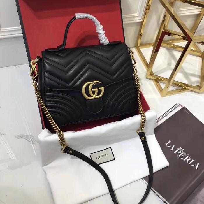 NEW GUCCI MARMONT WITH CHAIN STRAP ORIGINAL LEATHER 26cm Rp 3.850.000, - nZVeMa