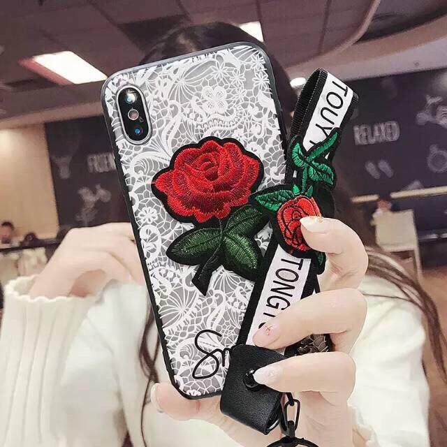 Softcase Fashion Phone Case Flower White Cute New iPhone 6 Plus
