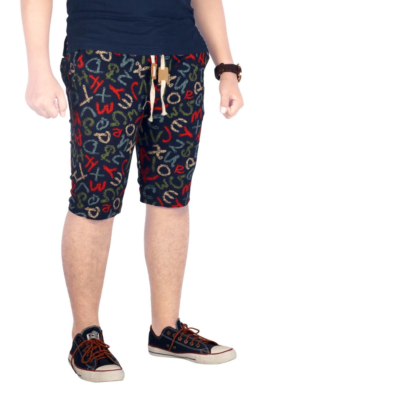 Dgm_Fashion1 Celana Distro Pendek Pria Printing ALFABET / Celana Skinny/Celana Pants/Celana Santai/Celana Casual/Celana Motif/Celana Polos/Celana Pria/Celana Cino/Celana Pantai/Celana Denim/Celana Jeans/Celana Joger NX 5569