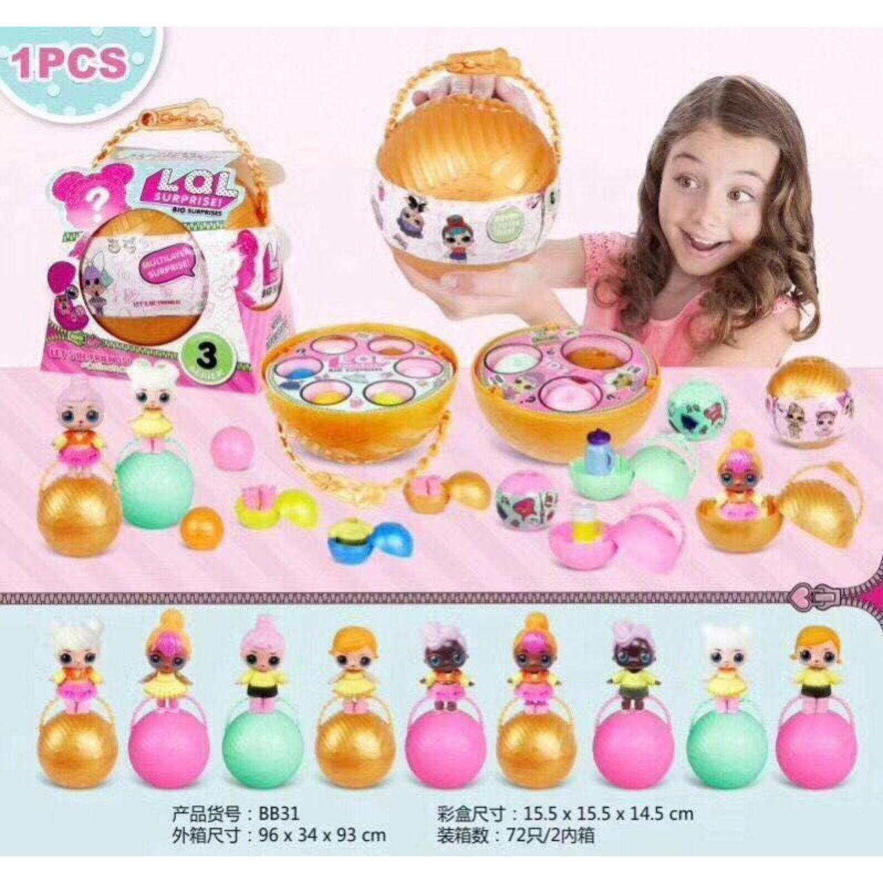 LOL PEARL BIG Surprise SATUAN BB31 Mainan Anak