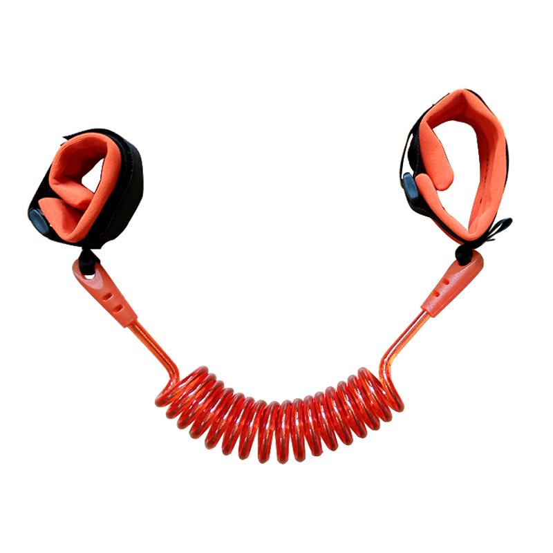 (Ready Stock) Haotom Kids Baby Walkers Wrestling Belt Wrist Safety Harnesses Anti-lost Belt (Orange) - intl