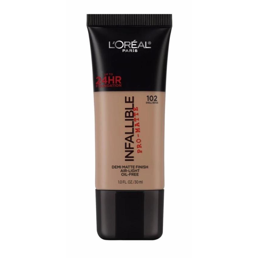 L'Oreal Paris Infallible Pro Matte Foundation - 102 Shell Beige