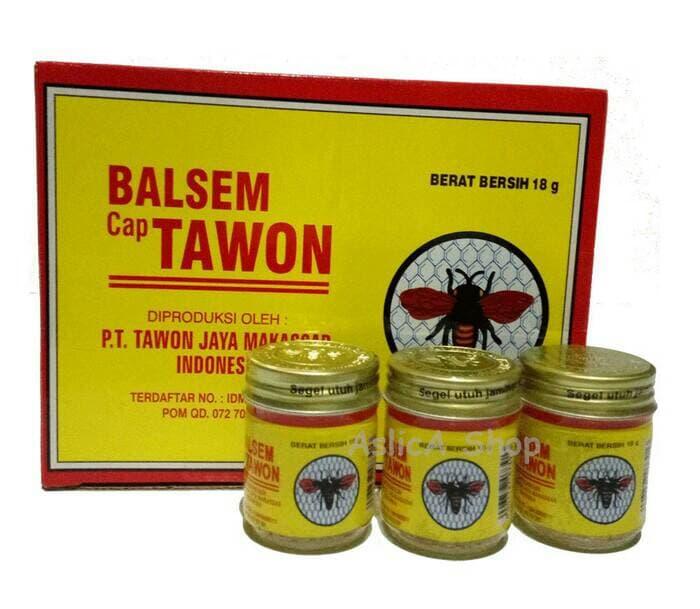 Diskon10% Balsem Cap Tawon Asli Makassar - Tuperwer - ready stock