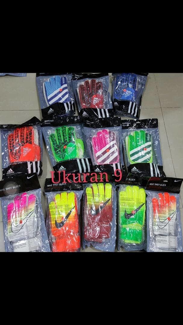 SARUNG TANGAN KIPER BOLA DAN FUTSAL ADIDAS NIKE TULANG