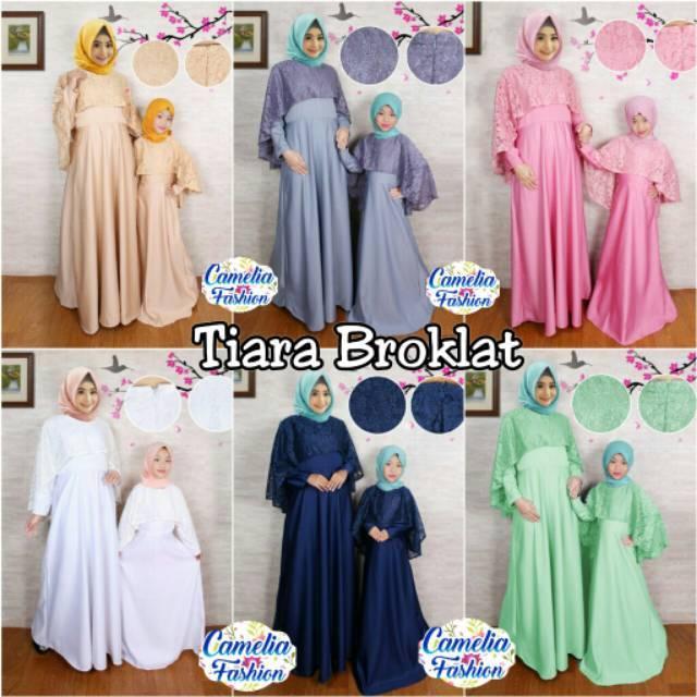 Gamis Sarimbit Ibu Dan Anak Tiara Couple