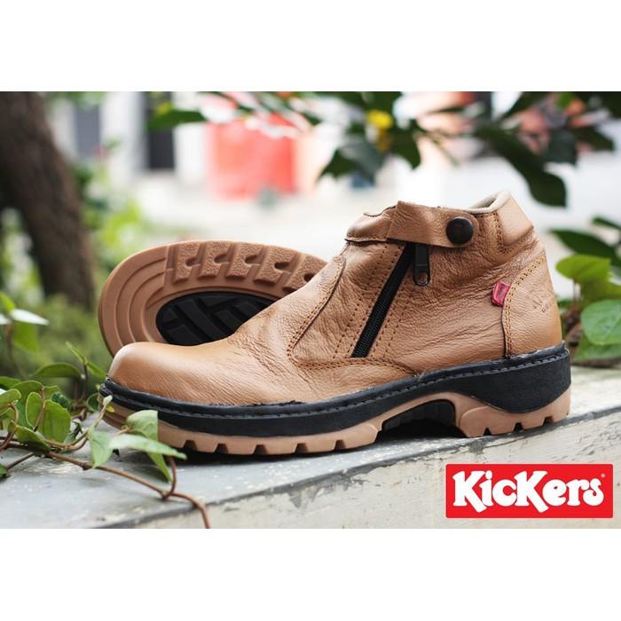 Promo TERMURAH SEPATU BOOT KULIT SAFETY CIBADUYUT Gratis Ongkir