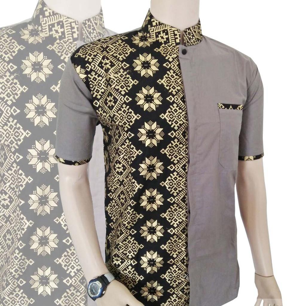 PROMO baju koko Abu Abu / baju muslim pria/ gamis pria terbaru lengan panjang/ keren /murah