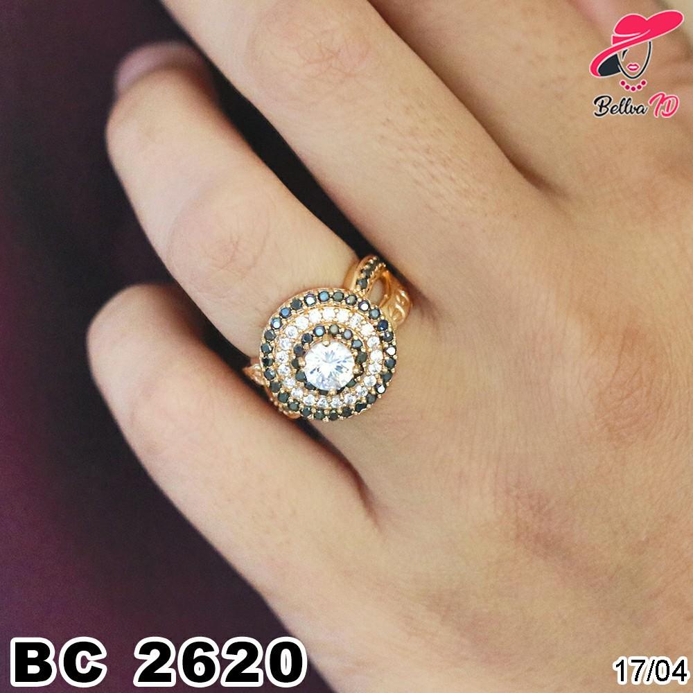 Perhiasan Cincin Emas Etnik Batu Hitam Berlian Mata 1 Murah C 2620