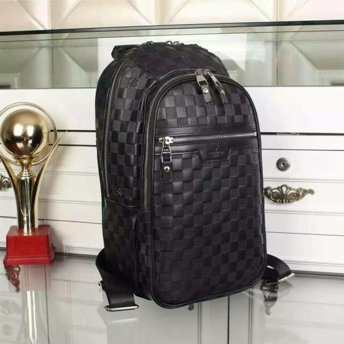 Tas Louis vuitton backpack michael infinite ori leather high quality - lbtilB