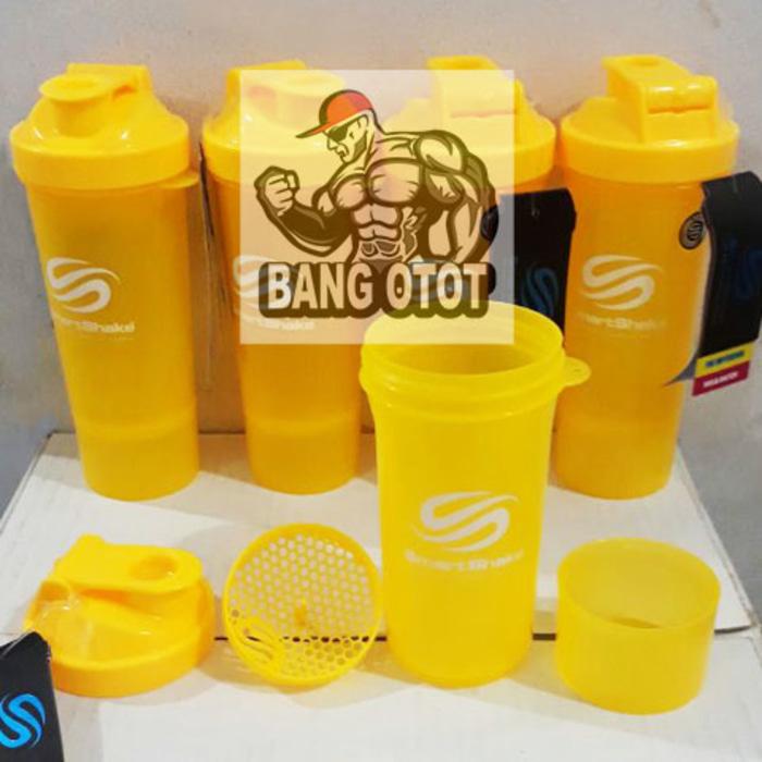 SMART SHAKER SLIM SERIES NEON YELLOW 500ml SmartShake NEON Smart Shake - yn6xn0