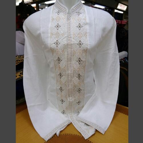 BAJU KOKO BORDIR AR RAHMAN KAIN KATUN JAGUAR JP08