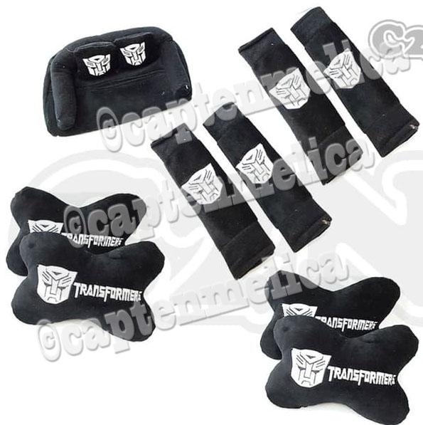 9 in 1 Bantal Mobil Transformer Tranformer Aksesoris Mobil Sarung Seat Belt Tempat Tissue Kepala Leher Jok Kursi Asesoris Mobil Avanza Xpander Calya Innova Gran Max Pick Up Brio Satya Sigra Xenia Rush Carry Ertiga HR-V Ayla Terios Agya Ignis Mobilio APV