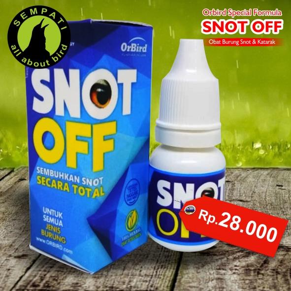 Snot Off Orbird Obat Burung Sakit Mata Katarak Berlendir Mata Bengkak Untuk Burung Lovebird Kenari Kacer Murai Pleci Kolibri Cucak Pentet Anis Jalak Perkutut Dll