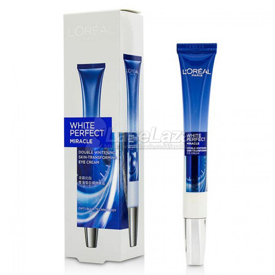 Pelembab Wajah Loreal Dermatologist White Perfect Magic White Eye Blur 15ml Promo Murah !!