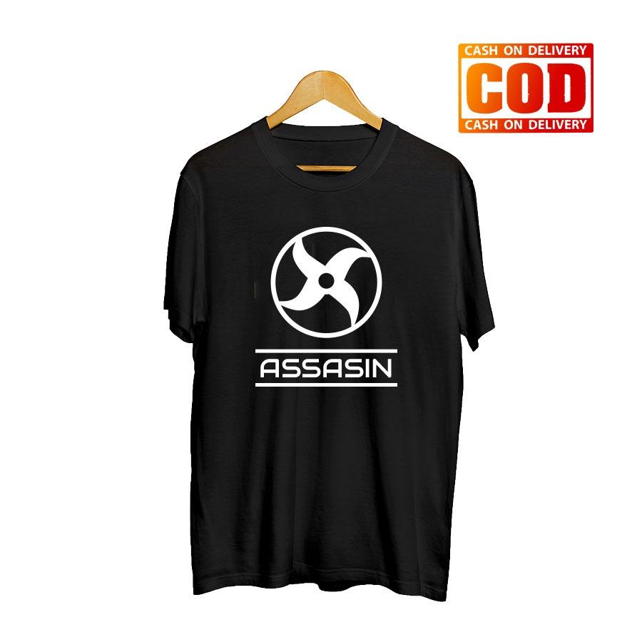 Kaos Premium KaosAjalah KAP / Baju Distro / Tshirt Casual Pria Wanita / Fashion Atasan / Kaos Game Mobile Legend Dota2 AOV / ASSASSIN 002