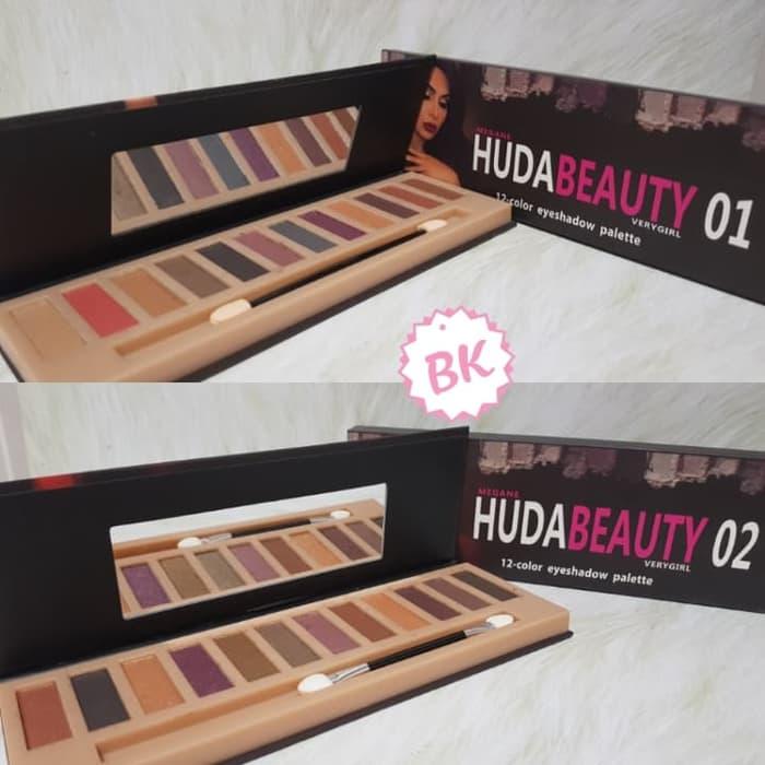 EYESHADOW HUDABEAUTY VERYGIRL 12 COLOR PALLETE / EYE SHADOW HUDA 12W