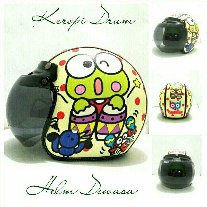 Helm keroppi kendang kaca bogo original