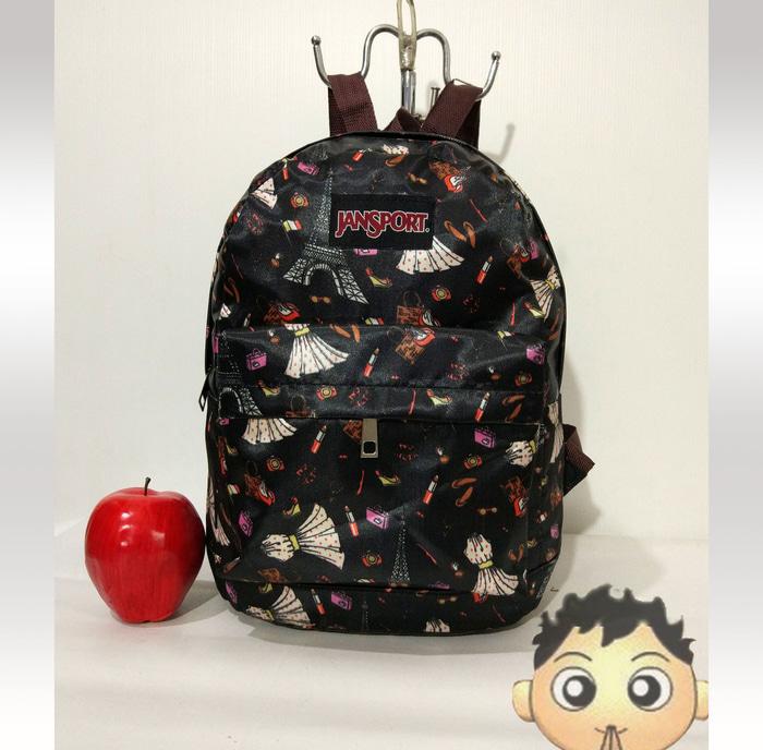 Tas Ransel Jansport LMINI Black Paris L6 - 1XH3DW