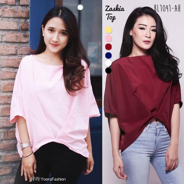 Zaskia Top Blouse Atasan Baju Wanita BL1041-AH