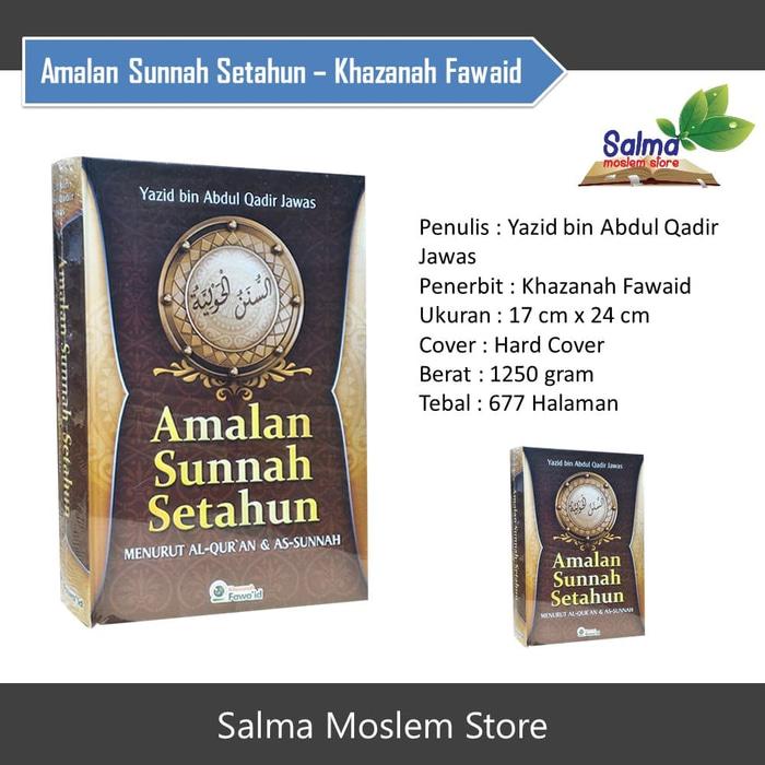 Buku Amalan Sunnah Setahun - Khazanah Fawaid