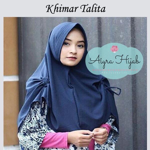Labelledesign TUDUNG JILBAB HIJAB SERUT MUSLIMAH JILBAB MURAH NO.24 NAVYBLUE