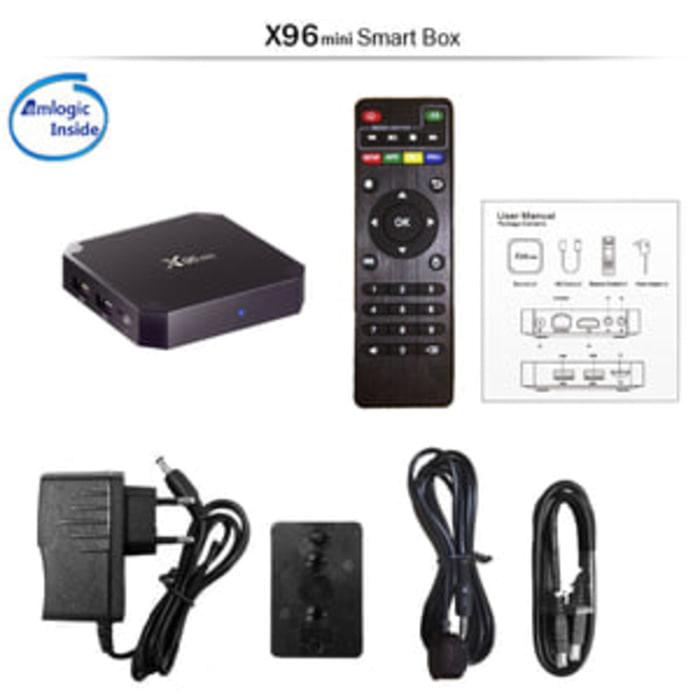 Android Smart TV Box x96 Mini android 7.1 nougat RAM WIFI Bluetooth 1080p 4K HD 2GB ROM 16GB Original kodi Suppot Set Top Box NEW FULL KODI Update Ultra HD