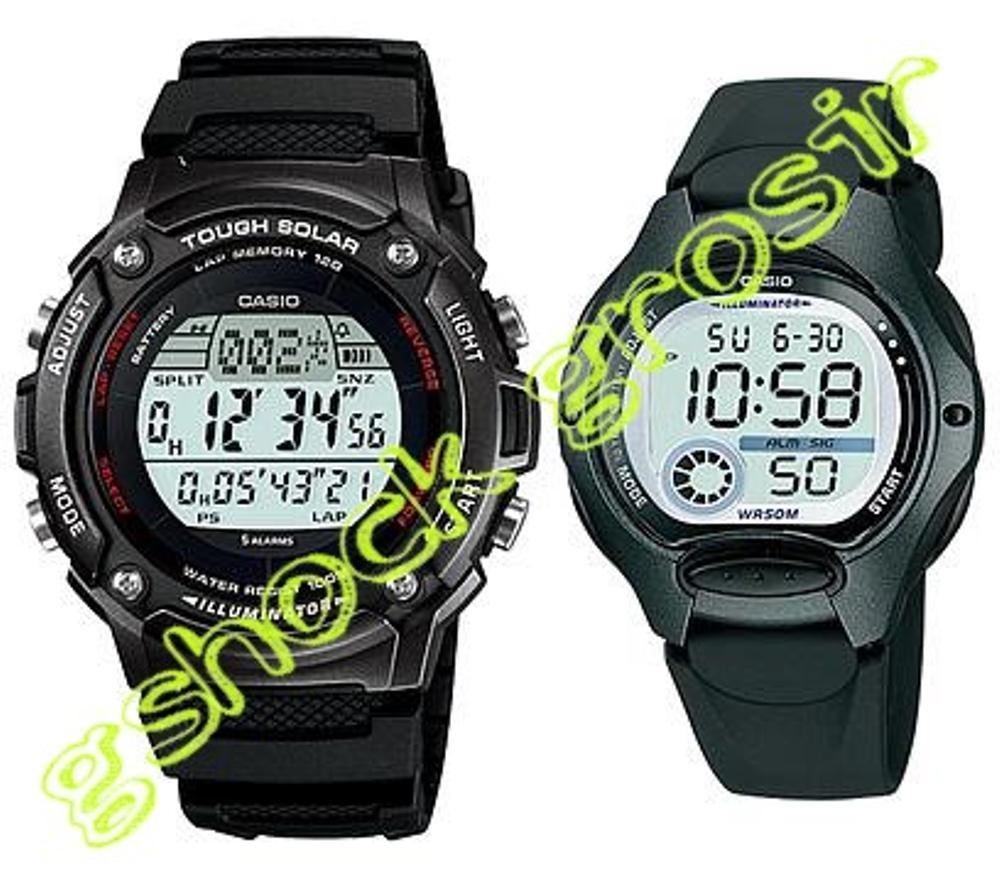 Jam Tangan Casio Original Couple Pria&Wanita W-S200h-1b & Lw-200-1b (Harga Sepasang) MMBKL