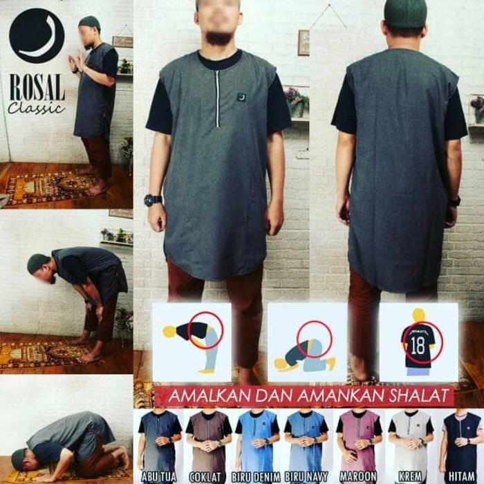 rompi solat pria / rompi / baju solat / baju koko