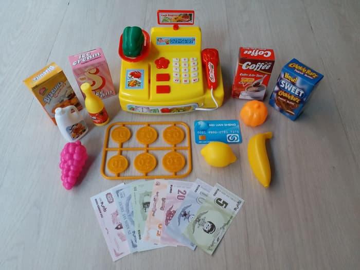 MAINAN MESIN KASIR TIMBANGAN SUPERMARKET / CASH REGISTER SUPERMARKET
