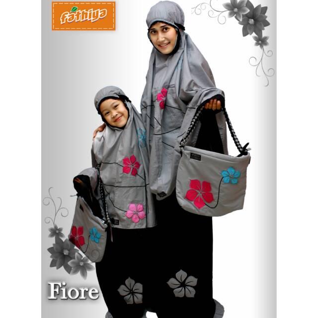 Mukena ibu dan anak fathiya harga satuan XXL = agak gemuk