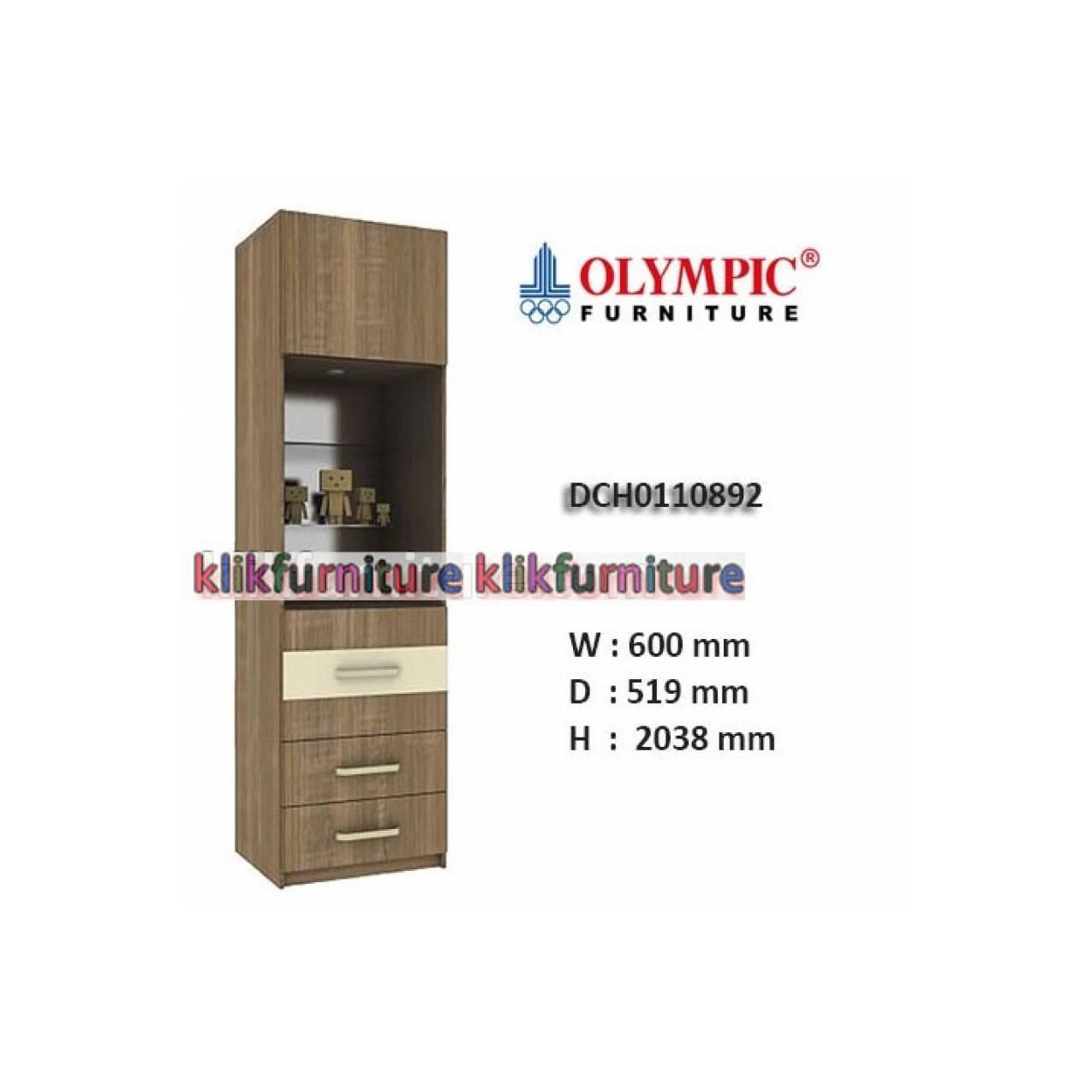 DCH0110892 Olympic Lemari Hias 1 Pintu Chicago