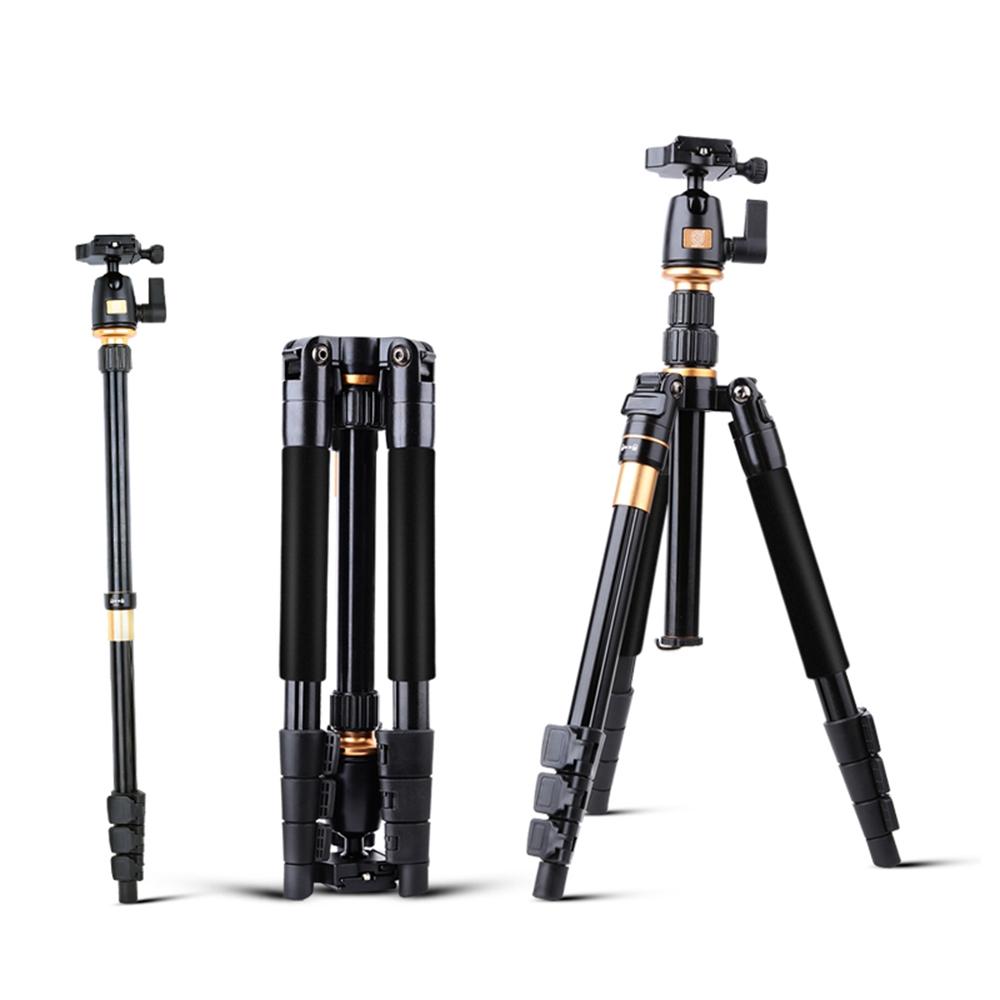 QZSD Q555 55.5 Inches Lightweight Tripod Monopod with 1/4 Screw