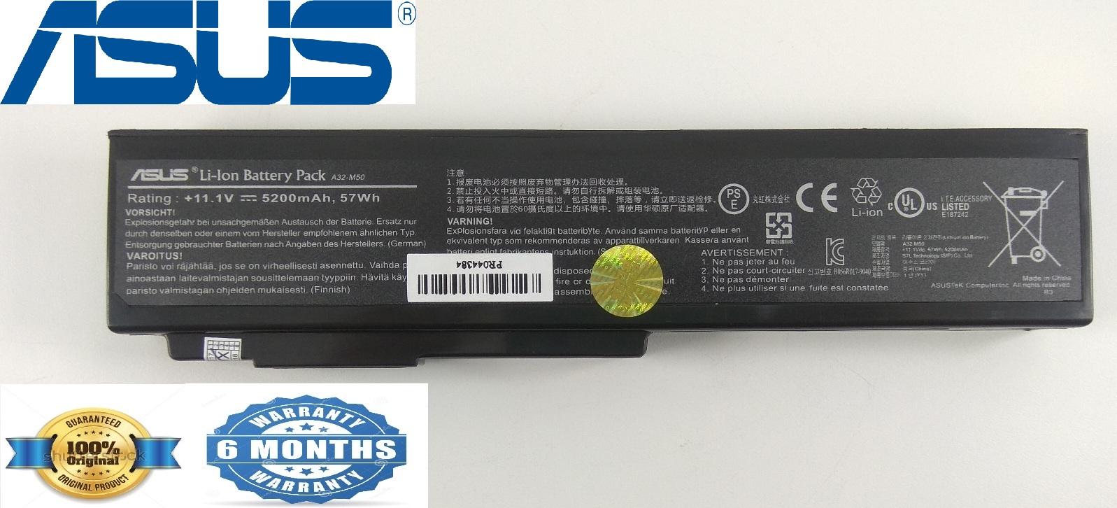 Asus Original Baterai Laptop N43, N43s N43SL, N43SN, M50, M500, M60, M60j, N52, N52A, N52J, N53 ORI
