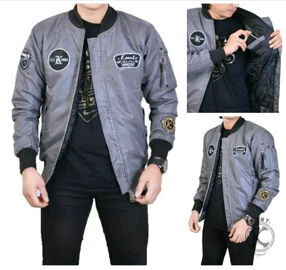 Jaket Bomber Pilot Anti Air Waterproof Premium Quality Untuk Pria