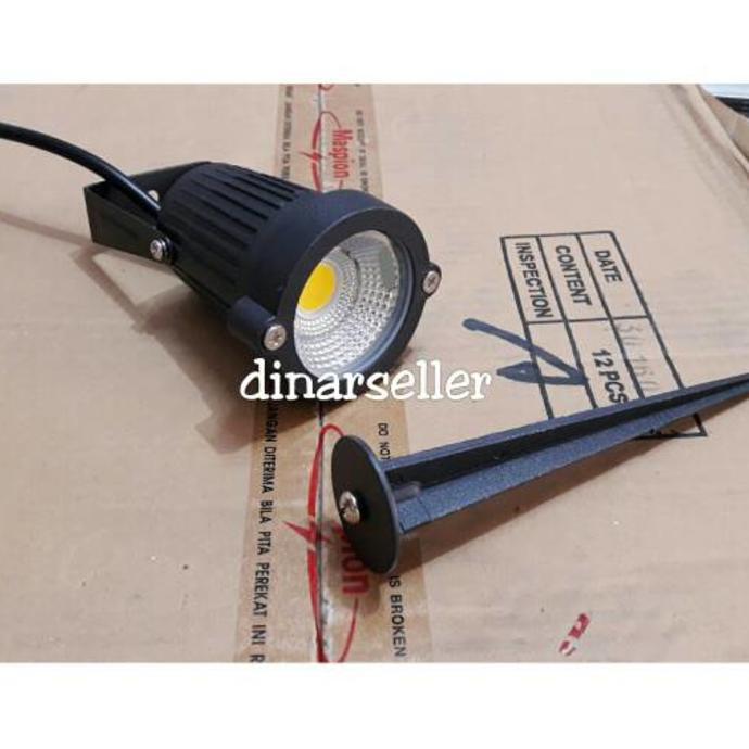 BEST SELLER!!! LAMPU LED 5 WATT COB TANCAP SOROT TAMAN / LUKISAN / DEKORASI TAMAN