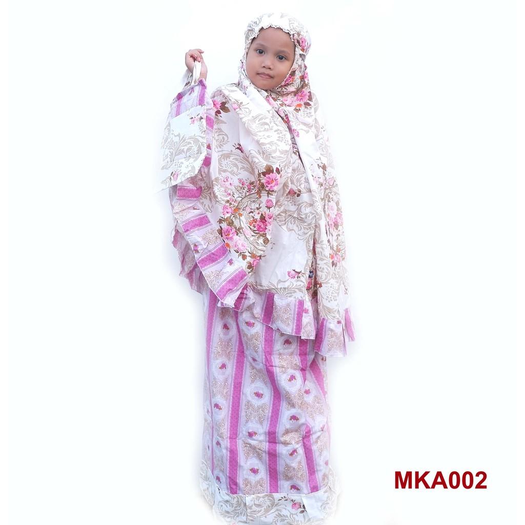 Mukena Anak Kain Katun Jepang Lokal MKA002