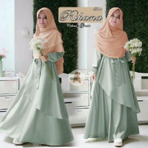 PROMO BAJU - SUPPLIER GROSIR 14451 14346 14948 14947 14946 14452 14843 14736 14707 14347 PAKAIAN MUSLIM WANITA DEWASA MODIS TERBARU LENGAN PANJANG WARNA GREY BLACK CREAM PURPLE LAVENDER MARON PEACH WHITE GREEN NAVY MURAH GROSIR KEKINIAN BAHAN SPANDEK