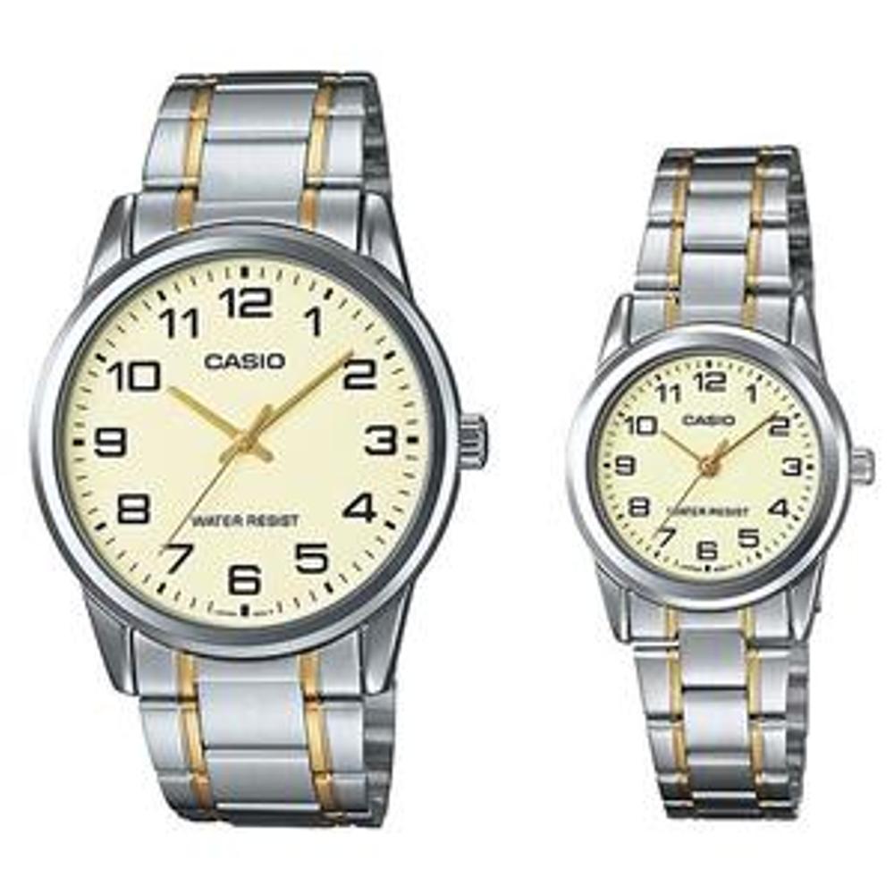 Jam Tangan Casio Original Couple Mtp&Ltp-V001sg-9b (Harga Sepasang) MMBKL