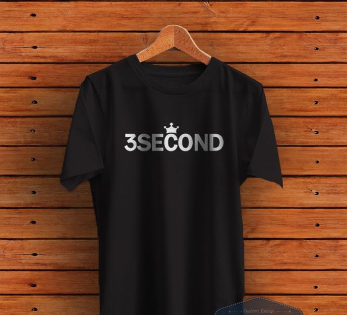 T-Shirt Premium. Kaos 3 Second / 3Second / Three second
